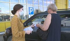 На улицы Улан-Удэ вышли «волонтеры Конституции»