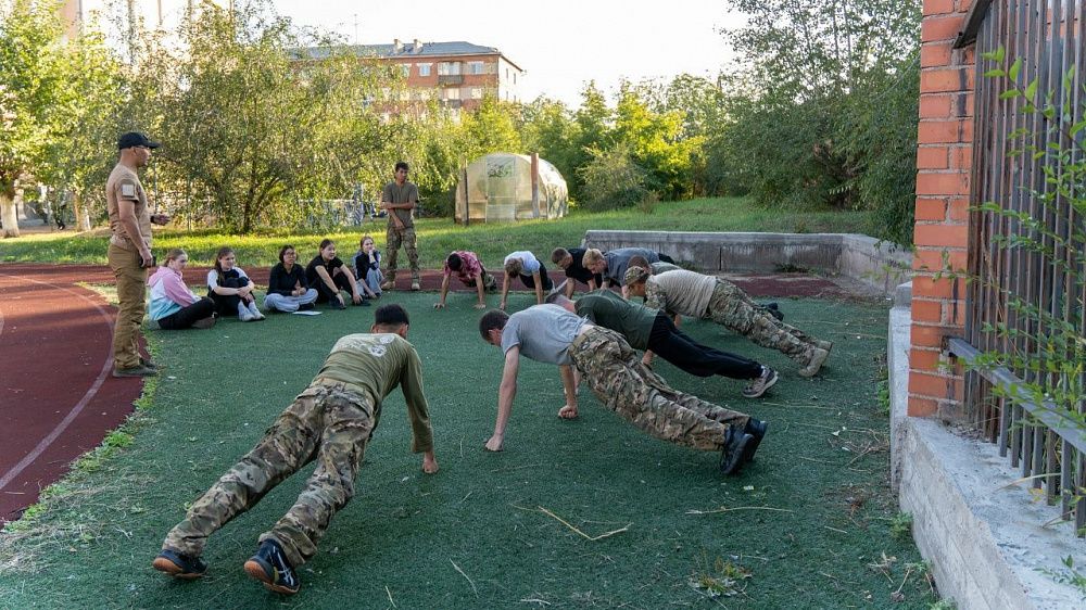 В филиале Центра «ВОИН» в Бурятии проходят испытания курсантов на ступени отличия