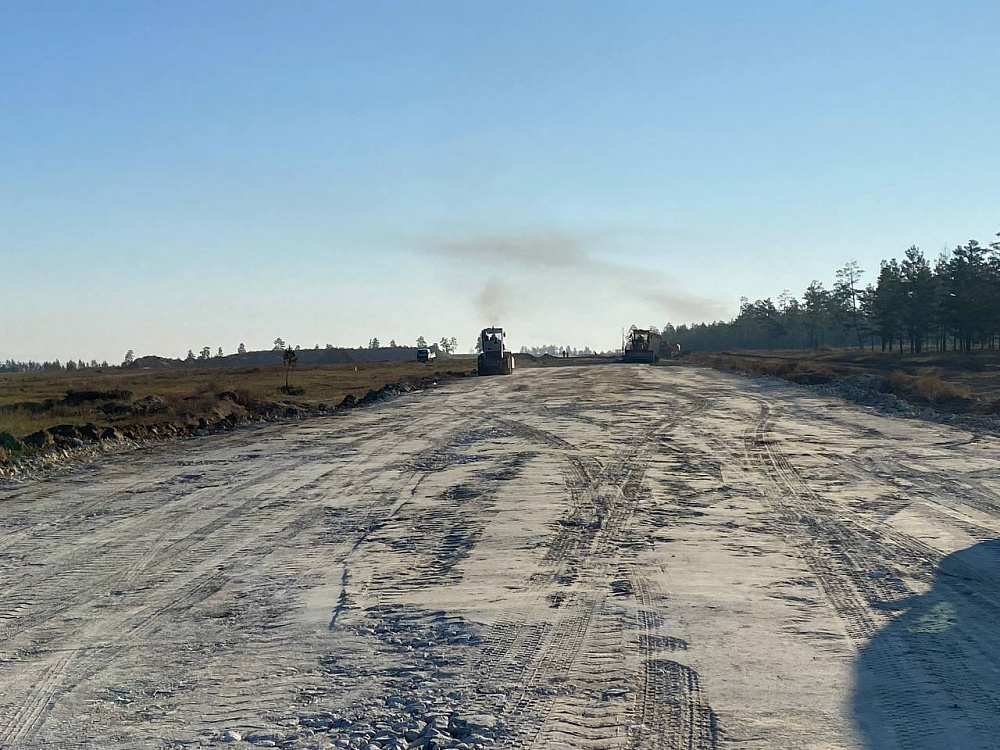 В Бурятии дорогу к свинокомплексу будут строить в две смены В Бурятии дорогу к свинокомплексу будут строить в две смены