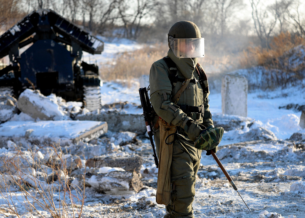 Саперы Восточного военного округа 327 раз выезжали на ликвидацию взрывоопасных предметов времен Великой Отечественной войны