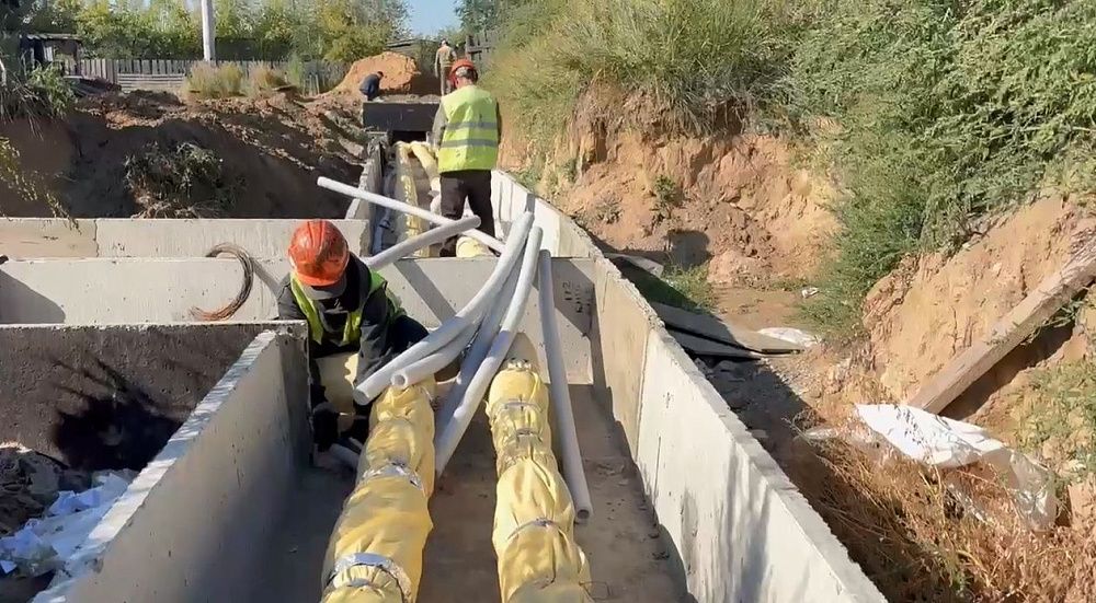 Более 6 километров новых теплосетей уже уложили в Улан-Удэ