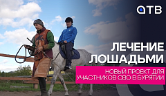 Лечение лошадьми. Новый проект для участников СВО в Бурятии
