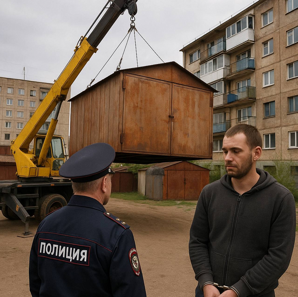 В Улан-Удэ нашли угонщика гаража В Улан-Удэ нашли угонщика гаража