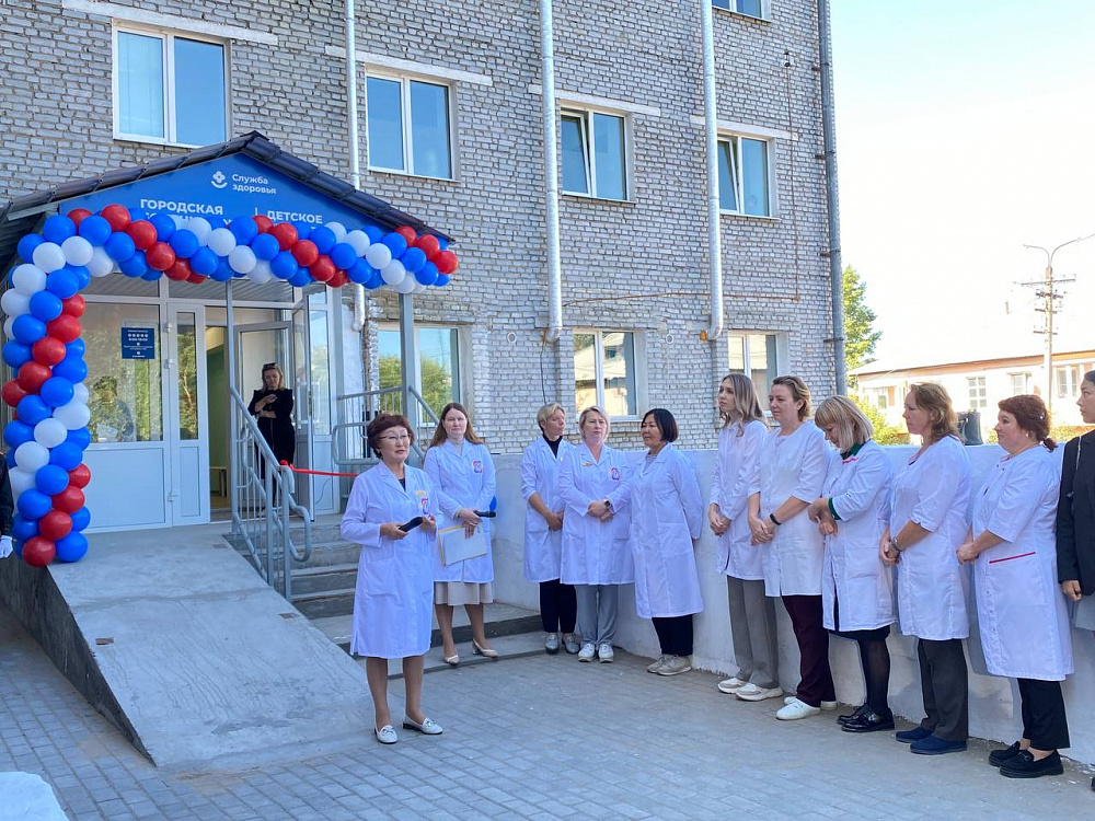 В п. Мясокомбинат открыли новое отделение детской поликлиники В п. Мясокомбинат открыли новое отделение детской поликлиники