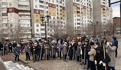 В Улан-Удэ подготовили к зиме сквер Сенчихина