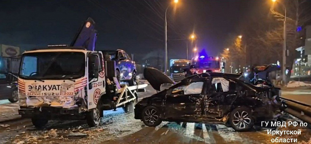 Три человека погибли в ДТП в Иркутске Три человека погибли в ДТП в Иркутске