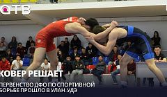 Ковер решает: первенство ДФО по спортивной борьбе прошло в Улан-Удэ