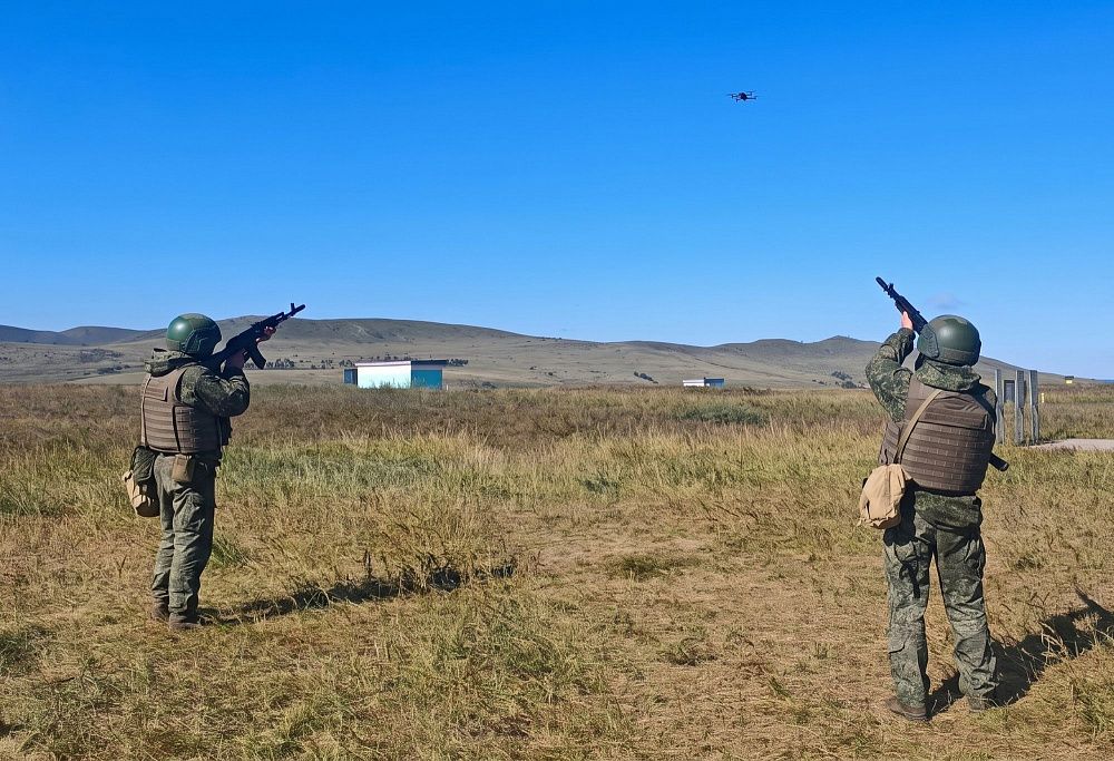 Военные отработали действия по противодействию БпЛА на полигоне в Бурятии Военные отработали действия по противодействию БпЛА на полигоне в Бурятии