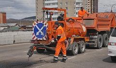 Новые способы ямочного ремонта в Улан-Удэ